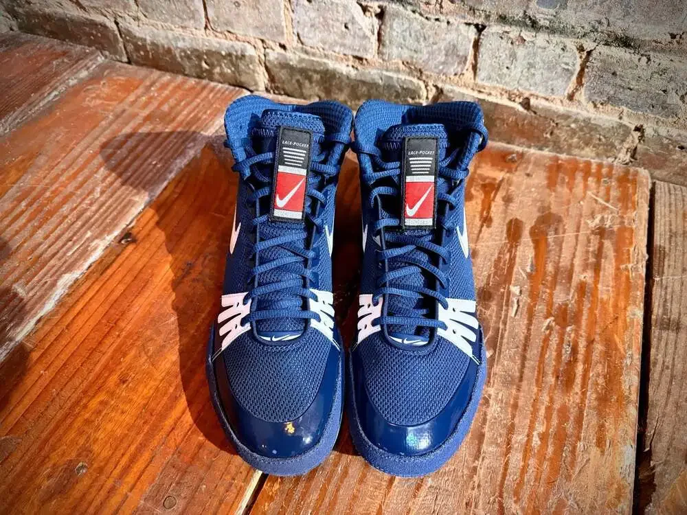 Nike Freek Navy White Wrestling Shoes Size 10 316403-411